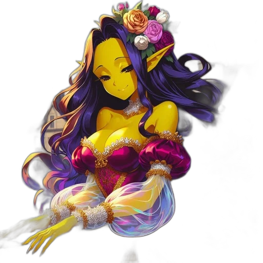 mask, crown, jewelry, dress, fantasy art, concept art, pixel art, anime transparent PNG cut-out