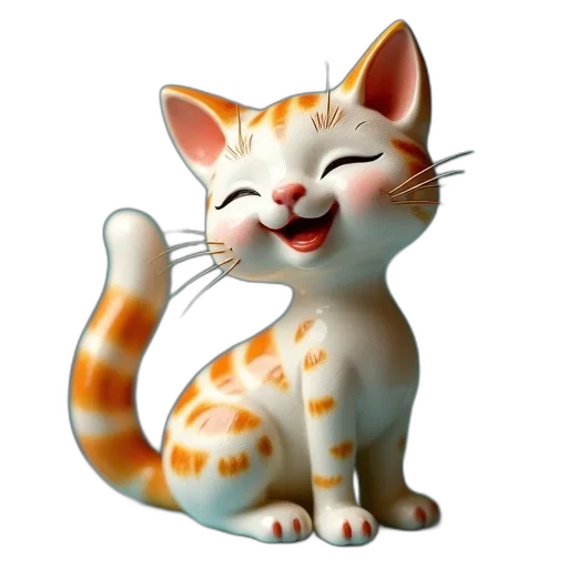 animal, staff, 3d render, photorealistic, cartoon, pencil sketch, ceramic, figurine transparent PNG cut-out