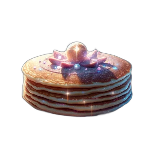 food, jewelry, crown, hat, vaporwave, 3d render, concept art, pixel art transparent PNG cut-out