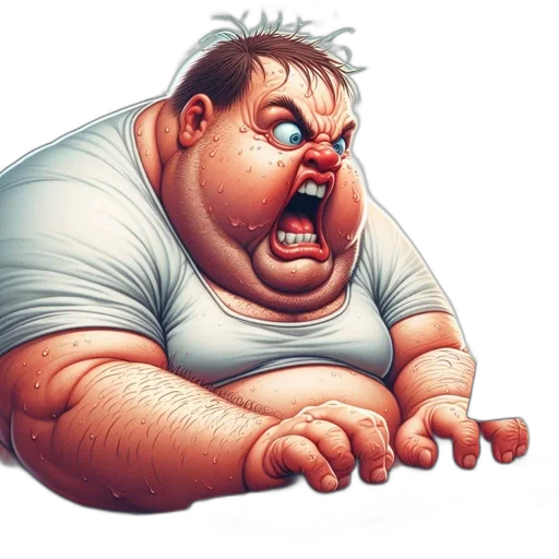 face, creature, food, concept art, photorealistic, 3d render, cartoon, angry transparent PNG cut-out
