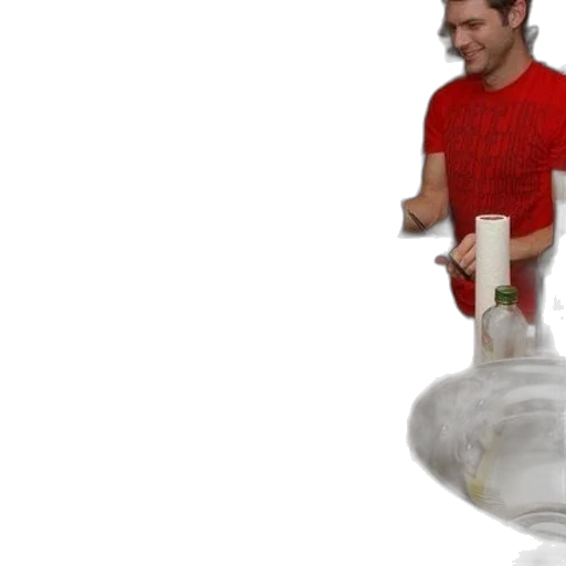 bottle, staff, weapon, 3d render transparent PNG cut-out