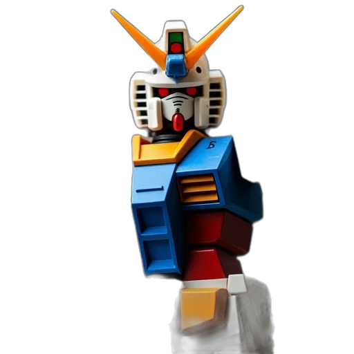 robot, staff, weapon, 3d render, concept art, pixel art, outer space, gundam transparent PNG cut-out
