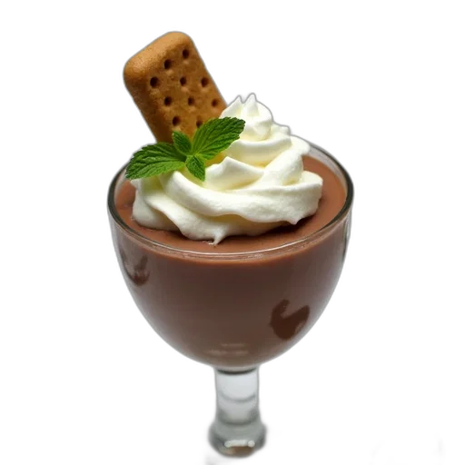 food, crown, 3d render, photorealistic, close-up, view, dessert, glass transparent PNG cut-out