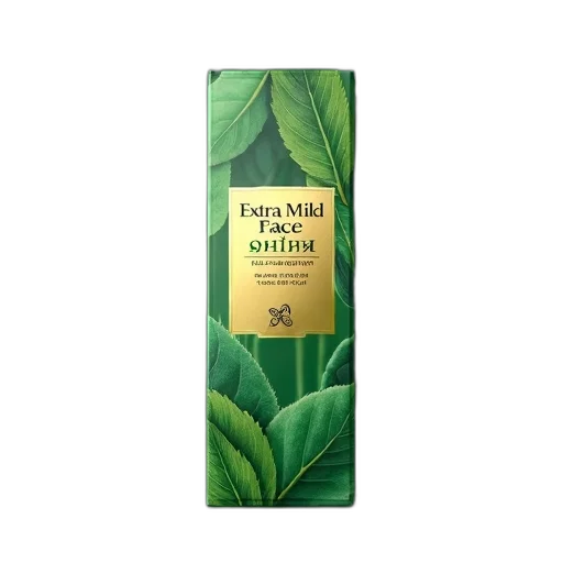 green, box, gold, label, containing, words, extra, mild transparent PNG cut-out