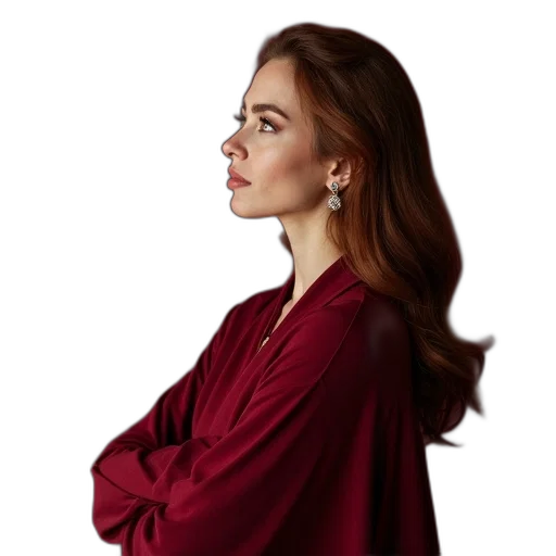jewelry, dress, jacket, staff transparent PNG cut-out