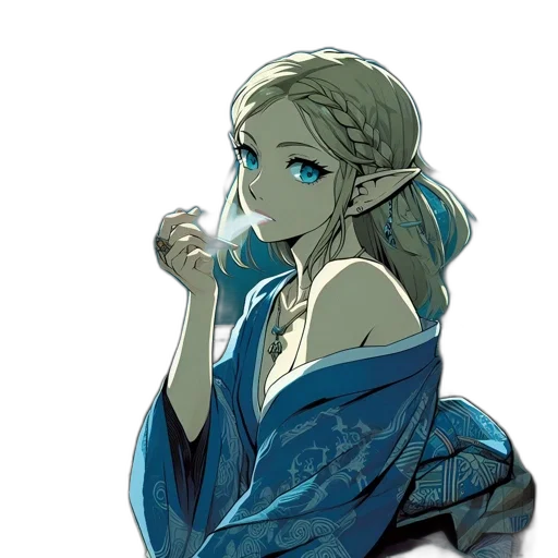 dress, face, jewelry, crown, concept art, pixel art, anime, fantasy art transparent PNG cut-out