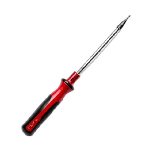 staff, weapon, sword, umbrella, red, black, screwdriver, silver transparent PNG cut-out