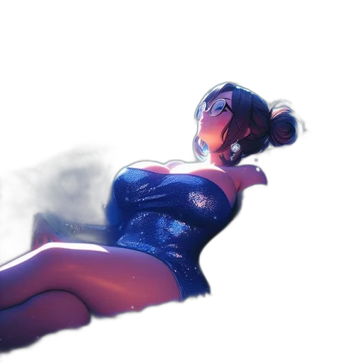 dress, robot, weapon, staff, concept art, 3d render, fantasy art, cyberpunk transparent PNG cut-out