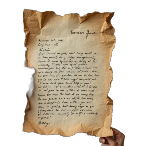 concept art, letter, resignation, someone, elsed transparent PNG cut-out