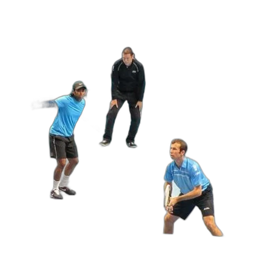 staff, jacket, 3d render, two, men, playing, tennis, camera transparent PNG cut-out