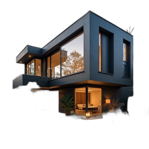 building, furniture, 3d render, photorealistic transparent PNG cut-out