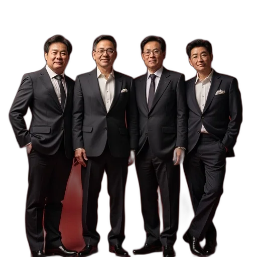 staff, cast, photo, shanghai transparent PNG cut-out