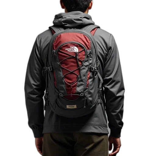 jacket, 3d render, north, face, terra, litre, backpack transparent PNG cut-out