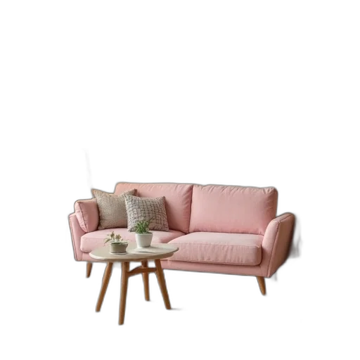 furniture, 3d render, photorealistic, concept art, pastel, earth tones, colorful, monochrome transparent PNG cut-out