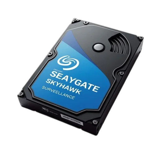 close-up, image, hard, drive, black, blue, design, has transparent PNG cut-out