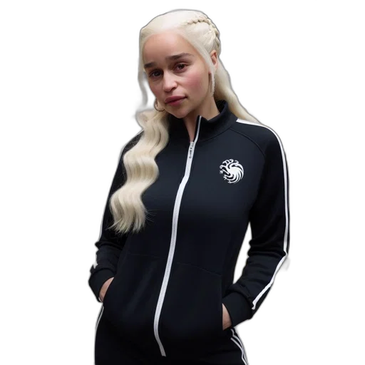 jacket, dragon, face, 3d render, concept art, fantasy art, photorealistic, woman transparent PNG cut-out