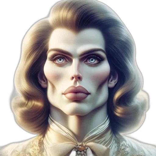 face, crown, jewelry, photorealistic, fantasy art, concept art, comic book art, elegant transparent PNG cut-out