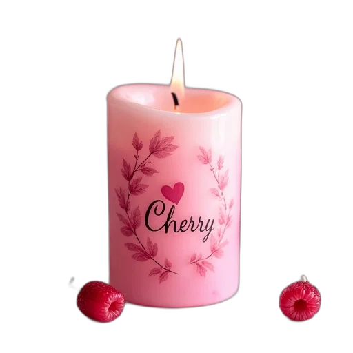 jewelry, photorealistic, fire, pink, candle, floral, pattern, word transparent PNG cut-out