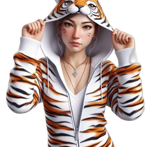 jacket, animal, photorealistic, concept art, fantasy art, 3d render, image, young transparent PNG cut-out