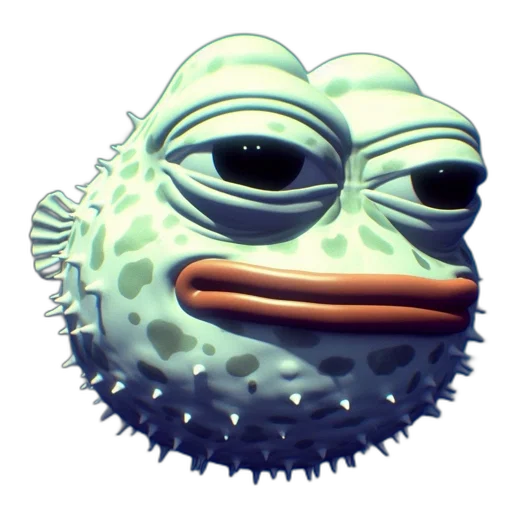 creature, animal, food, face, 3d render, photorealistic, concept art, pixel art transparent PNG cut-out