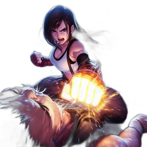 weapon, concept art, comic book art, fantasy art, anime, fire, fight, scene transparent PNG cut-out