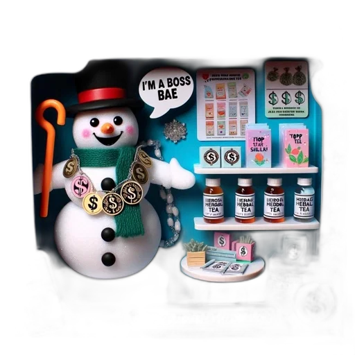 jewelry, amusing, setup, presents, mlm, obsessed, snowman, kit transparent PNG cut-out