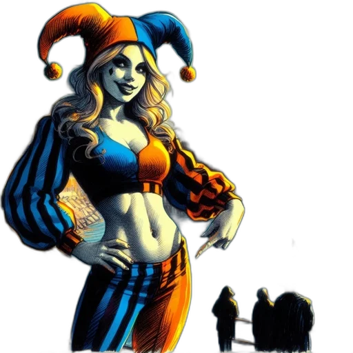 dress, comic book art, concept art, cartoon, fantasy art, female, character, blue transparent PNG cut-out