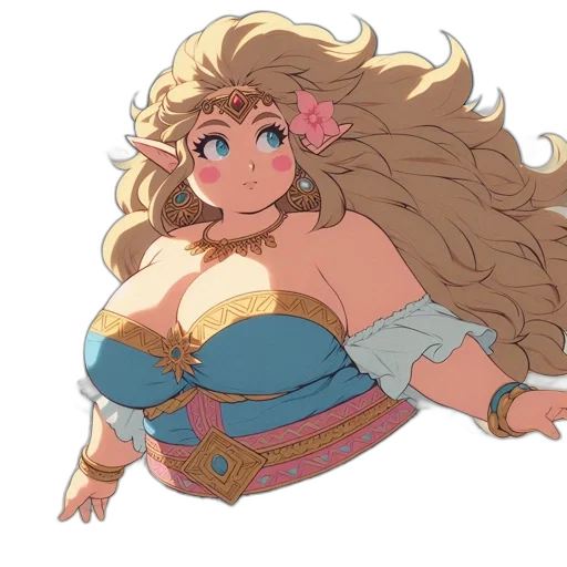 dress, crown, weapon, concept art, fantasy art, pixel art, anime, pastel transparent PNG cut-out