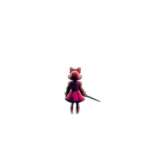 staff, sword, weapon, animal, pixel art, concept art, 3d render, fantasy art transparent PNG cut-out