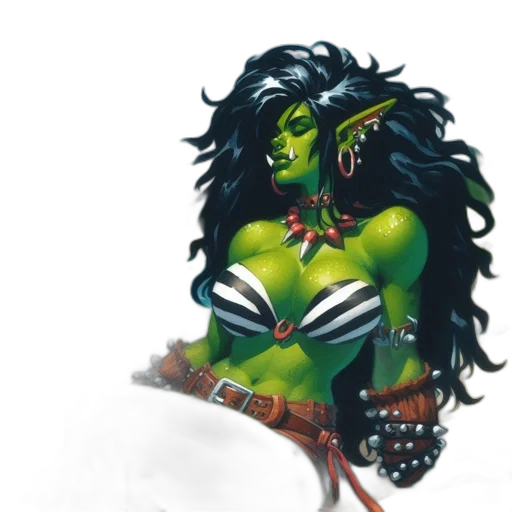 creature, fantasy art, concept art, comic book art, pixel art, green, fantasy, skin transparent PNG cut-out
