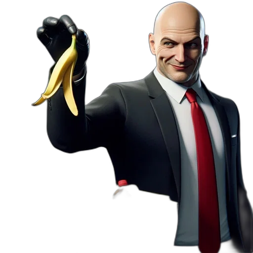 staff, weapon, shoes, jacket, concept art, 3d render, bald, man transparent PNG cut-out