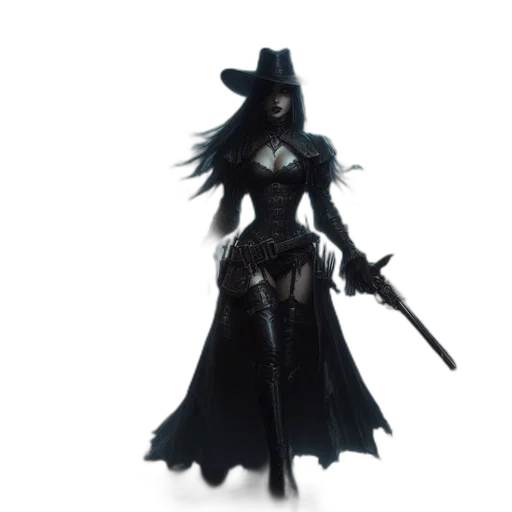 staff, weapon, sword, concept art, fantasy art, 3d render, comic book art, dark transparent PNG cut-out