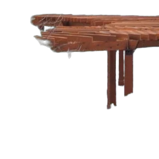 furniture, weapon, umbrella, sword, 3d render, photorealistic, concept art, wooden transparent PNG cut-out