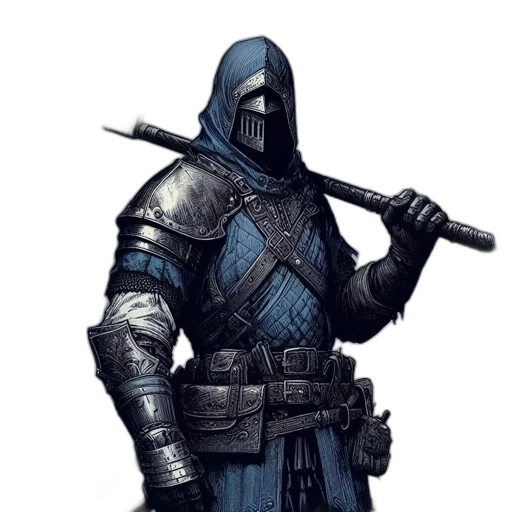 sword, staff, weapon, mask, concept art, fantasy art, pixel art, comic book art transparent PNG cut-out