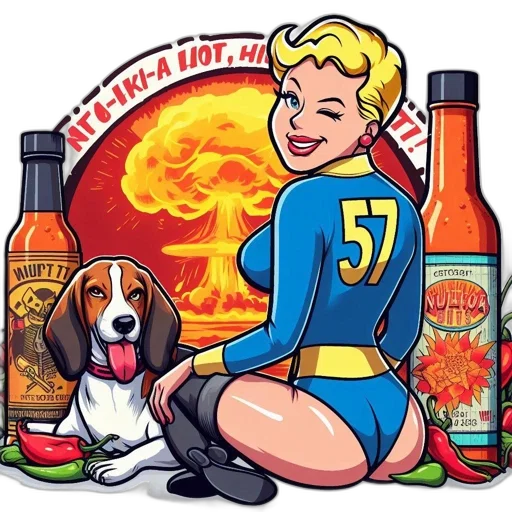 comic book art, cartoon, pixel art, concept art, neon lights, fire, blonde, woman transparent PNG cut-out