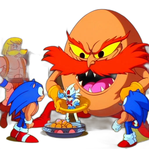 concept art, fire, scene, animated, series, sonic, tails, knuckles transparent PNG cut-out
