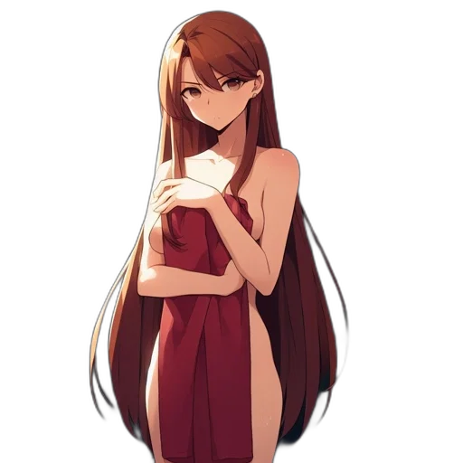 dress, staff, weapon, mask, pixel art, anime, concept art, fantasy art transparent PNG cut-out