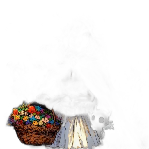 food, crown, staff, mask, concept art, 3d render, photorealistic, fantasy art transparent PNG cut-out