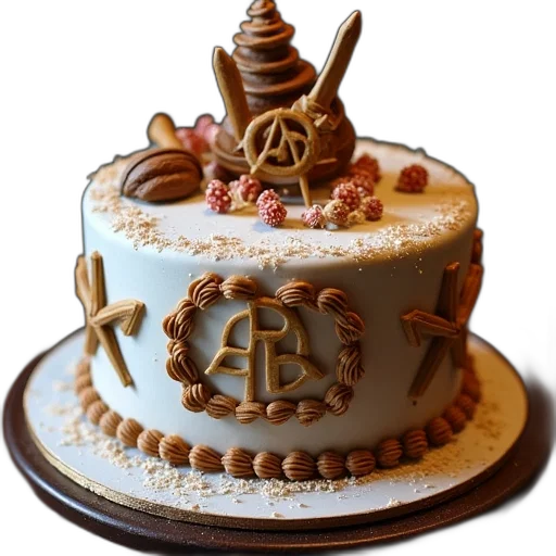 crown, food, 3d render, photorealistic, harry, potter, cake, sly transparent PNG cut-out