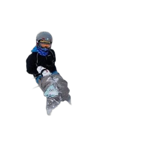 jacket, creature, 3d render, pixel art, concept art, outer space, skier, gray transparent PNG cut-out