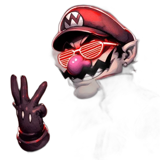mask, face, staff, robot, concept art, 3d render, photorealistic, pixel art transparent PNG cut-out