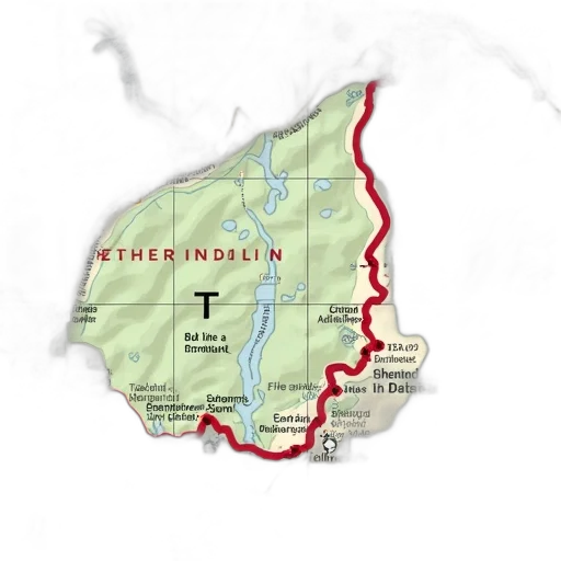 concept art, detailed, map, shenandoah, national, park, various, trails transparent PNG cut-out
