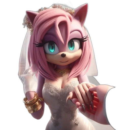 dress, animal, crown, creature, concept art, anime, fantasy art, 3d render transparent PNG cut-out