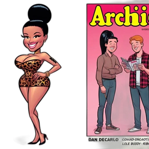 comic book art, cartoon, concept art, two, artworks, feature, contrasting, styles transparent PNG cut-out