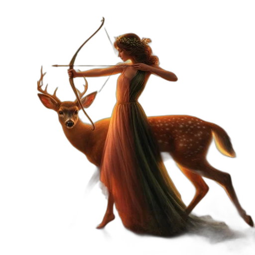 staff, animal, dress, creature, fantasy art, concept art, photorealistic, pixel art transparent PNG cut-out