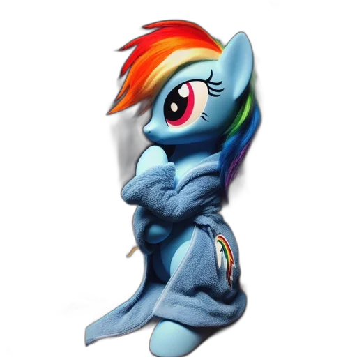 staff, pixel art, concept art, fantasy art, 3d render, rainbow, dash, plush transparent PNG cut-out