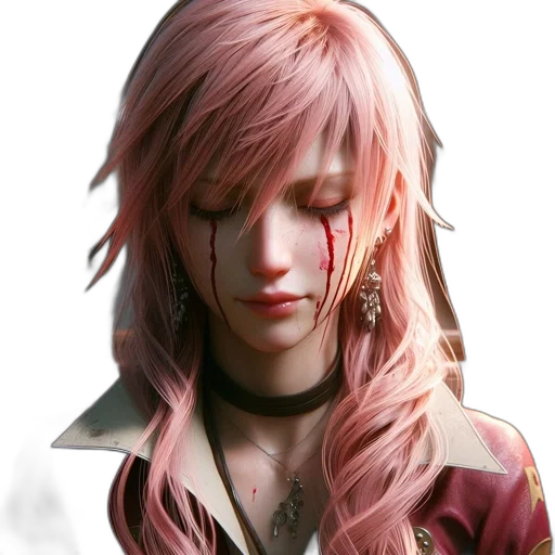 face, jacket, hair, dragon, concept art, photorealistic, fantasy art, cyberpunk transparent PNG cut-out