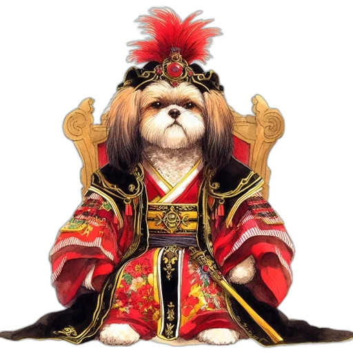 crown, staff, animal, mask, photorealistic, concept art, fantasy art, 3d render transparent PNG cut-out