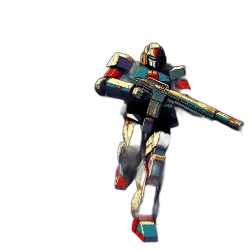 weapon, robot, sword, staff, concept art, 3d render, pixel art, cyberpunk transparent PNG cut-out