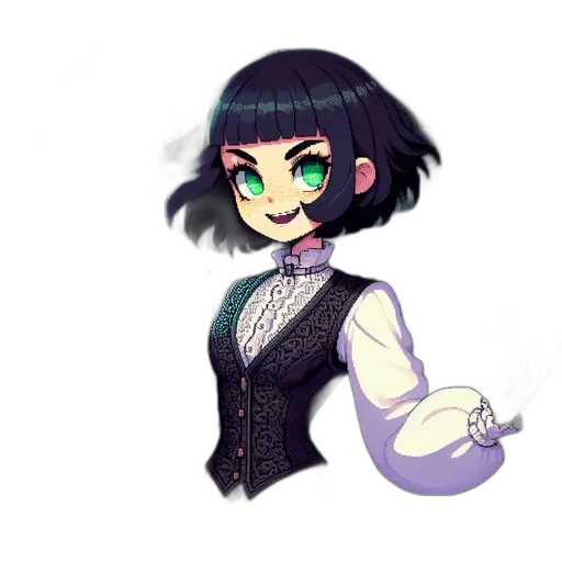 staff, pixel art, cartoon, concept art, fantasy art, monochrome, dark, green transparent PNG cut-out